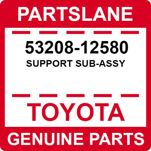 53208-12580 Toyota OEM Genuine SUPPORT SUB-ASSY