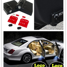 2PCS Wireless Courtesy Car Door Led Light Logo Shadow Projector Whitehead Eagle