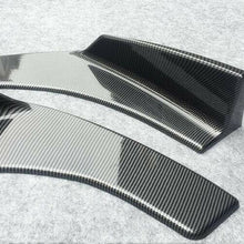 Car Front Bumper Lip Trim Splitter LH+RH Winglet Body Addon Kit Carbon Look ABS