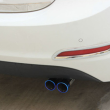 1xBlue Exhaust Pipes Tips Exhaust Muffler Tail Pipe for Toyota Corolla 2010-2021