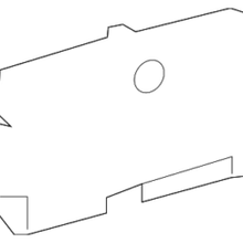 Genuine Toyota Rail Extension 57113-02101