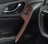 For Nissan Rogue 2014-2020 ABS Wood grain car Front door armrest cover trim 2pcs