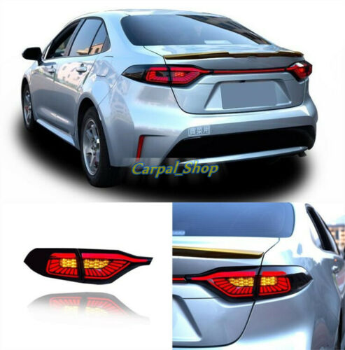 For 2020-2021 Toyota Corolla LED Smoky black Rear Lamps Assembly LED Tail Lights