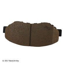 Disc Brake Pad Set Front BECK/ARNLEY 089-1698