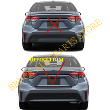 Black Rear Diffuser Bumper Lip Spoiler Exhaust For Toyota Corolla L LE XLE 2020