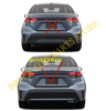 Black Rear Diffuser Bumper Lip Spoiler Exhaust For Toyota Corolla L LE XLE 2020