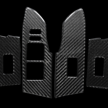 For Toyota Corolla 2014-2019 Carbon Fiber Window Lift Panel Switch Cover Trim