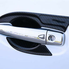 For Nissan Rogue 2014-2020 ABS Carbon Fiber exterior outside door bowl Trim 4pcs