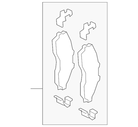 Genuine Ford Brake Pads DC3Z-2200-D