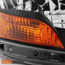 Fits 07-12 Toyota Yaris Sedan Black Bezel Headlights Lamps Replacement 2007-2012