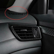 For Nissan Rogue 2014-2020 ABS Carbon Fiber Dashboard L&R upon air outlets Trim