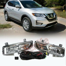 FIT for 2017-2020 Nissan Rogue Front fog lamp Kit w/Bulb Switch Cable 1set