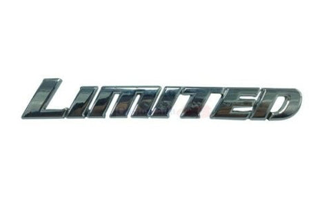 Chrome Metal Material Limited Rear Emblem Badge Sticker For Toyota Highlander