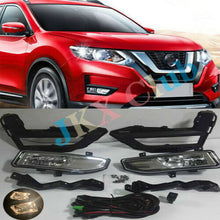 For Nissan Rogue X-Trail 2017-2020 Bumper Fog Cover Light Wiring Bracket o Set