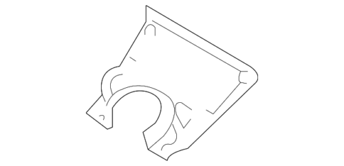 Genuine Toyota Mirror Trim Cover 86466-12020