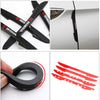 4pcs For Nissan Car Side Door Edge Guard Bumper Trim Protector PVC Stickers