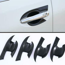 For Nissan Rogue 2014-2020 ABS Carbon Fiber exterior outside door bowl Trim 4pcs