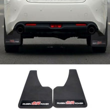 2Pcs UNIVERSAL MUGEN 3D CARBON FIBER CAR MUDFLAPS MUD GUARD MUDGUARDS FENDER