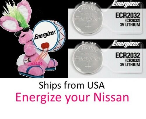 2 Pk Remote Key Fob & Smart Keyfob Energizer Battery CR2032 Fits NISSAN