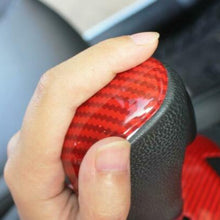 For Nissan Rogue 2014-2020 ABS Red Carbon Fiber car Gear shift panel&knob trim