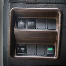 For Nissan Rogue 2014-2020 ABS Peach Wood grain Fog lamp adjustment cover Trim