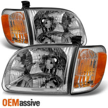 Fits 00-04 Toyota Tundra Regular/Access Cab Headlights w/Corner Lights 2000-2004