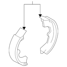 Genuine Toyota Brake Shoes 04495-02212