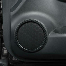 For Nissan Rogue 2014-2020 ABS Carbon Fiber Car door speaker circle cover trim