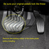 2Pcs Non-Slip Gas Brake Pedal For Nissan T32 Qashqai X-Trail Rogue Sport Kicks