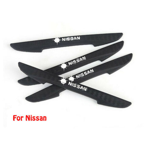 4pcs For Nissan Car Side Door Edge Guard Bumper Trim Protector PVC Stickers