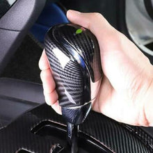 For Nissan Rogue 2014-2020 ABS Carbon fiber car Gear shift knob cover trim 2pcs