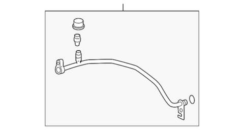 Genuine Toyota Suction Pipe 88707-02240