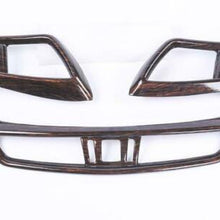 For Nissan Rogue 2014-2020 ABS Wood grain Dashboard air outlets vent cover Trim