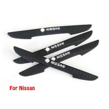 4pcs For Nissan Car Side Door Edge Guard Bumper Trim Protector PVC Stickers