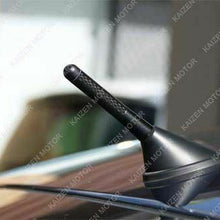 Carbon Fiber Aluminum 3" Short Screw-On AM/FM Antenna For Toyota Camry Corolla