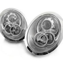 02-06 MINI COOPER HATCHBACK / 05-08 CONVERTIBLE PROJECTOR HEADLIGHTS - CHROME