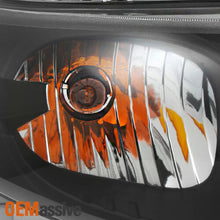 Fit 03-07 Saturn Ion 4 Doors Sedan Black Headlights Replacement L+R