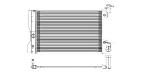 NEW RADIATOR 2009-2010 TOYOTA COROLLA, MATRIX