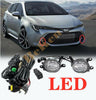 LED bulb/Front fog lights Driving lights FOR 2019-2020 toyota Corolla hatchback