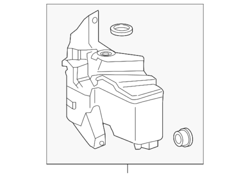 Genuine Toyota Reservoir Assembly 85315-12730