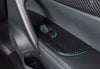 For Nissan Rogue 2014-20 ABS Carbon Fiber Car Window lift panel switch Trim 4PCS