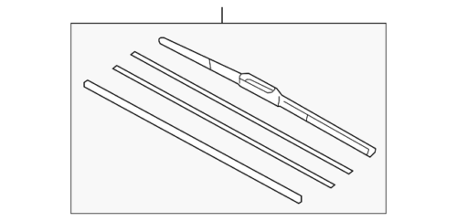 Genuine Toyota Wiper Blade 85212-52220