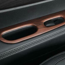 For Nissan Rogue 2014-2020 ABS Wood grain Car Window lift panel switch Trim 4PCS