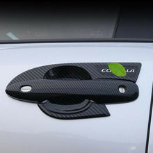 For Toyota Corolla 2019-2020 Carbon Fiber exterior outside door handle cover