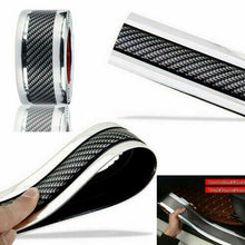 Car Sticker Carbon Fiber Look Styling Door Sill Protector Decor Trim Accessories