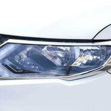 For Nissan Rogue 2017-20 ABS Chrome Car Front HeadLight Lamp Cover Trim 2pcs