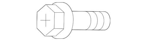 Genuine Toyota Under Cover Screw 90159-60477