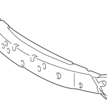 Genuine Toyota Bumper Impact Absorber 52611-02410