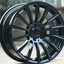 (4)SET 19X8.5/19X9.5 BLACK WHEELS BENZ E350 CLK350 CLK500 SLK350 C280 E320 C240