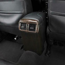 For Nissan Rogue 2014-2020 ABS Wood grain Rear Row Air outlets Anti-kick trim